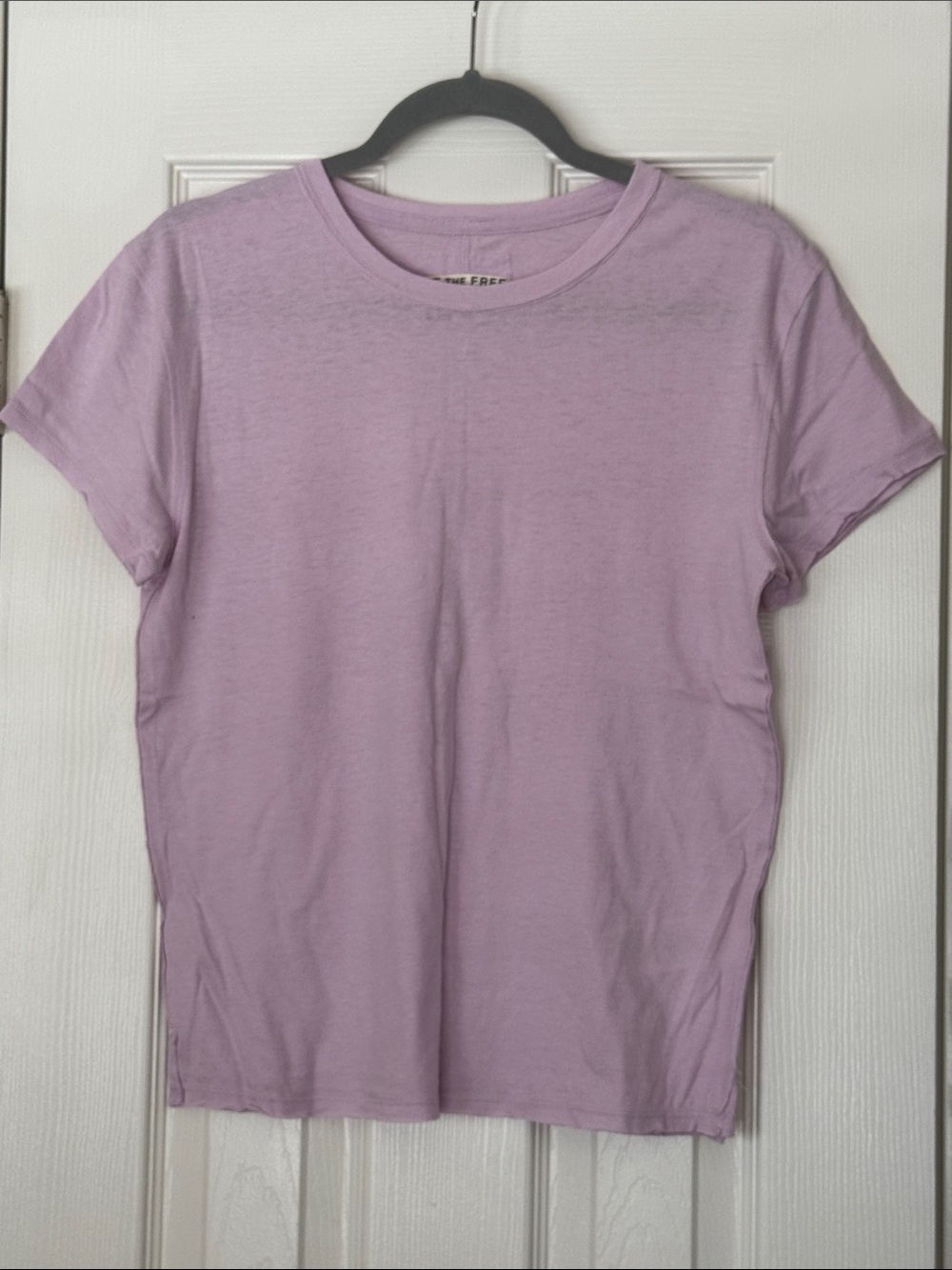 We The Free Lavender Crewneck Short Sleeve Tee NEW
